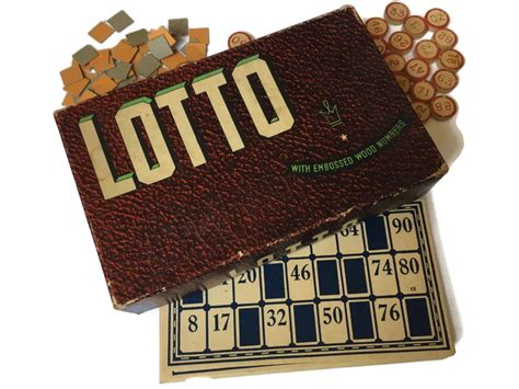vintage lotto game|VINTAGE LOTTO Game, by Whitman Publishing Co, with .